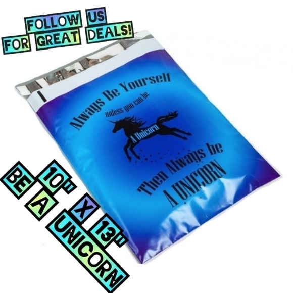Other - 50 Be A Unicorn 10x13 Poly Mailers